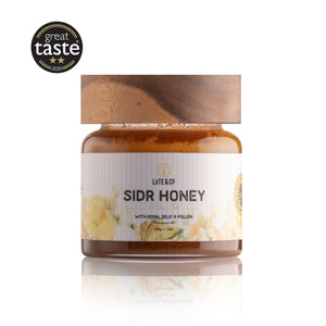Yemeni Sidr Honey With Royal Jelly & Pollen (350g)