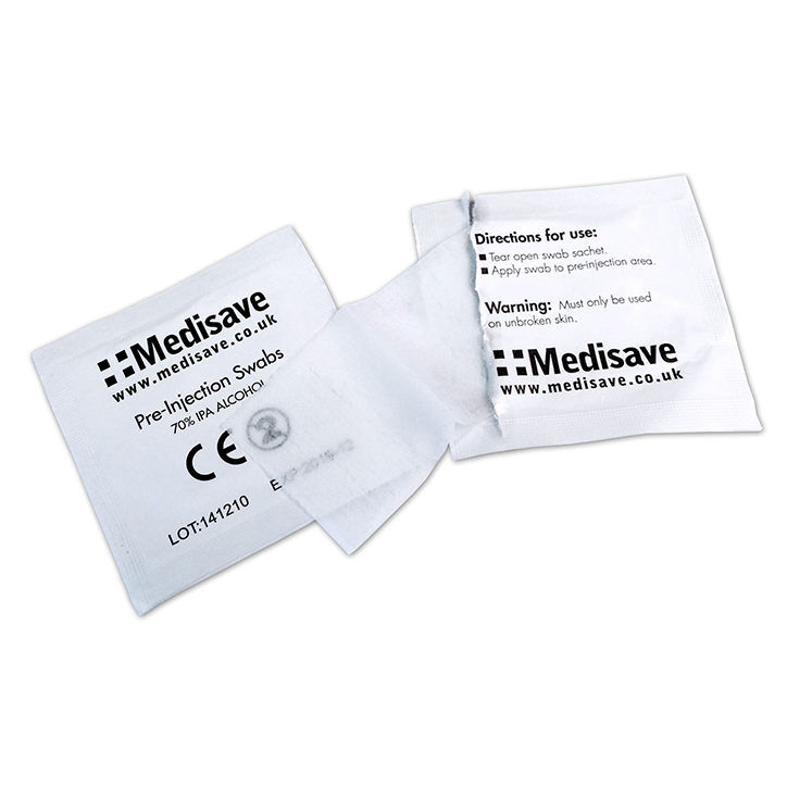 Professional Alcohol Pre-Injection Swabs x 100