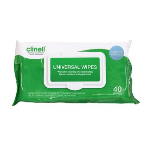 Clinell Universal Sanitising Wipes x 40